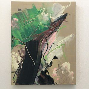 original acrylic on stretched canvas painting